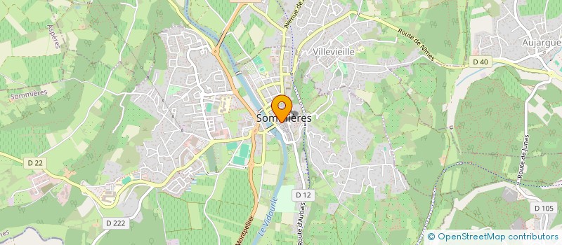 localisation de l'entreprise MADAME GANAEL RAVENEAU  SOMMIERES