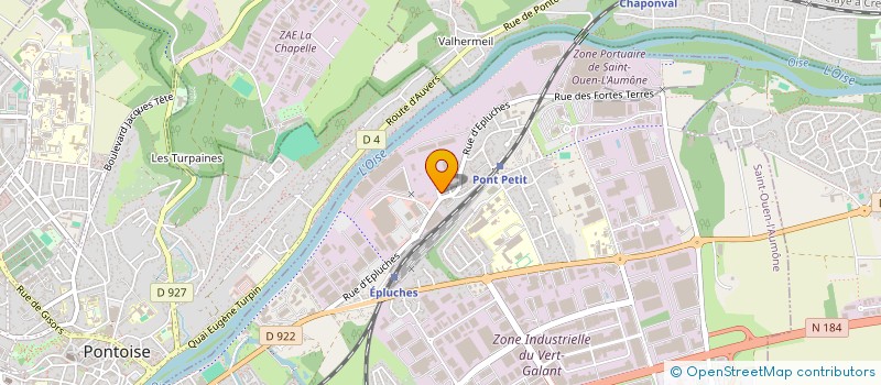 localisation de l'entreprise MADAME GANDE TRAORE à SAINT OUEN L'AUMONE