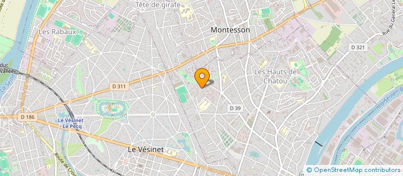 localisation de l'entreprise MADAME GANGANI VAJIRAMALI SENANAYAKA  CHATOU