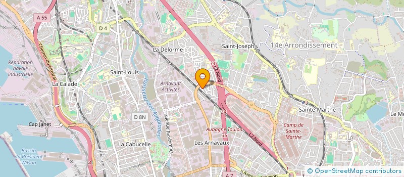 localisation de l'entreprise MADAME GANIME NERGIZ à MARSEILLE 15EME
