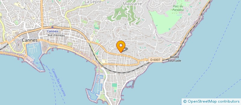 localisation de l'entreprise MADAME GANNA KOMYZA  CANNES