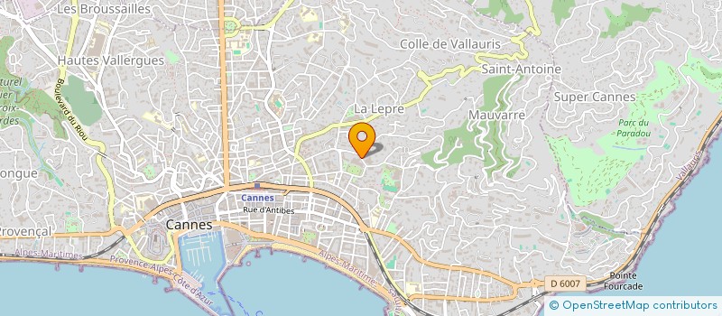 localisation de l'entreprise MADAME GANNA TRAIDUK  CANNES