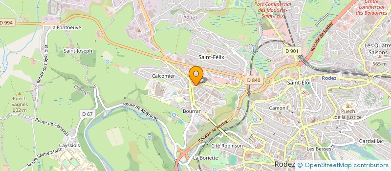 localisation de l'entreprise MADAME GANNA ZAIKA  RODEZ