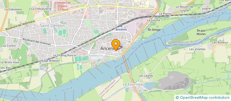 localisation de l'entreprise MADAME GARANCE BLANCHET  ANCENIS-SAINT-GEREON