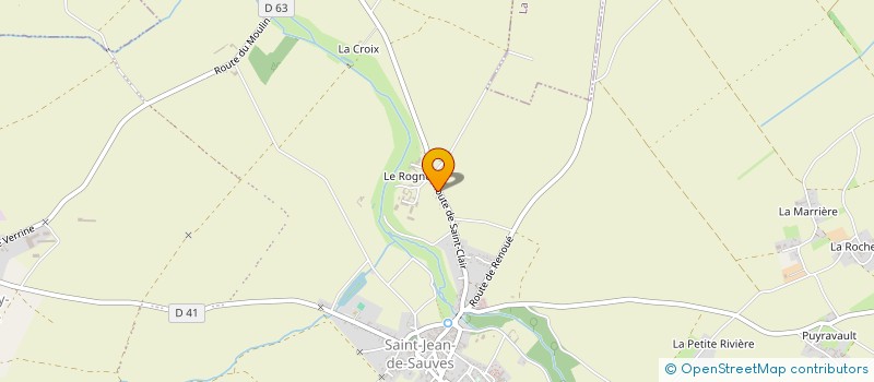 localisation de l'entreprise MADAME GARANCE BRUNET THIBAULT  SAINT-JEAN-DE-SAUVES