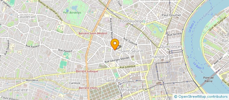 localisation de l'entreprise MADAME GARANCE CHASTEL  BORDEAUX