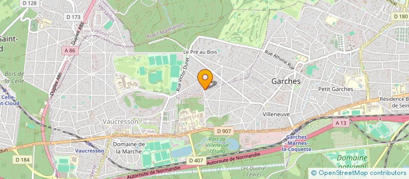 localisation de l'entreprise MADAME GARANCE GARANCE LEONARD à GARCHES