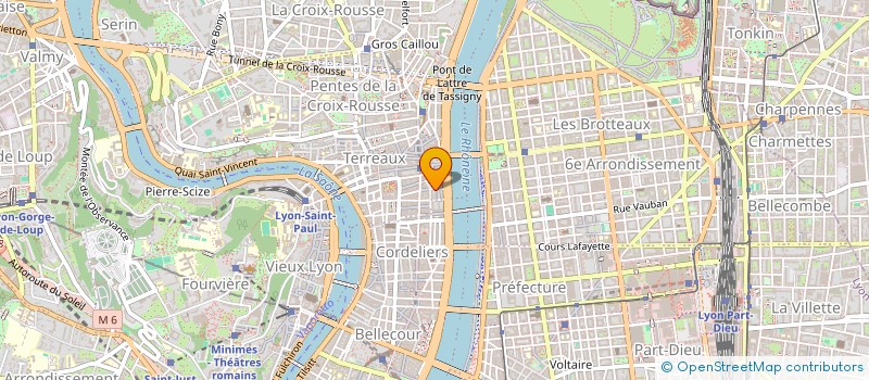 localisation de l'entreprise MADAME GARANCE GONON à LYON