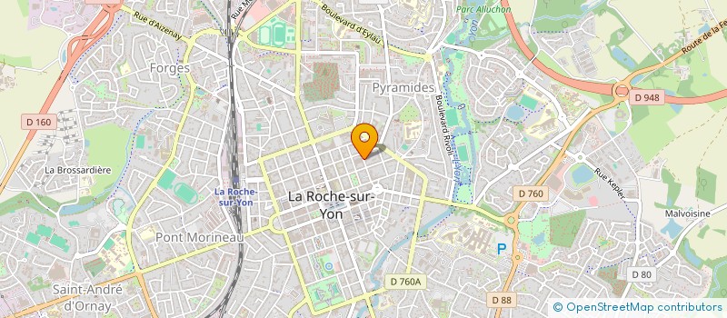 localisation de l'entreprise MADAME GARANCE GROSSIN  LA ROCHE-SUR-YON