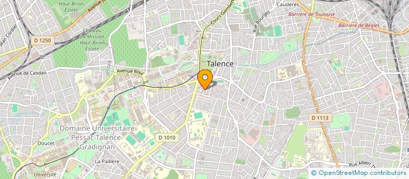 localisation de l'entreprise MADAME GARANCE GUILHAMON  TALENCE