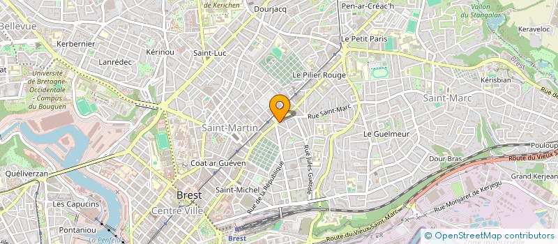 localisation de l'entreprise MADAME GARANCE HOUEIX  BREST