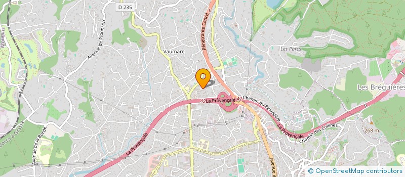 localisation de l'entreprise MADAME GARANCE LEFAURE  MOUGINS