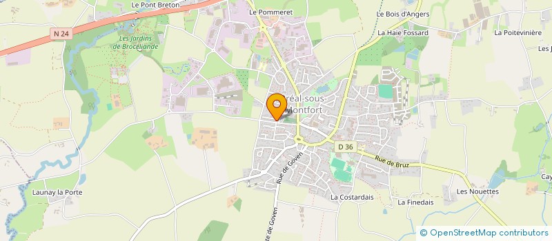 localisation de l'entreprise MADAME GARANCE LEMARDELE  BREAL-SOUS-MONTFORT