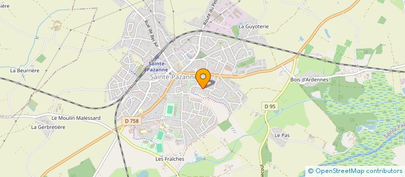 localisation de l'entreprise MADAME GARANCE LUNVEN  SAINTE-PAZANNE