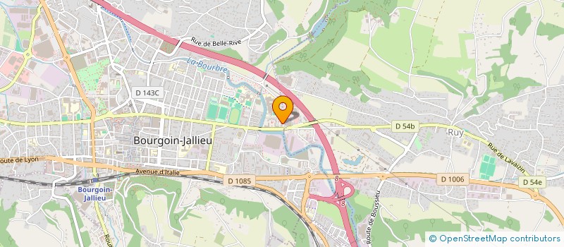 localisation de l'entreprise MADAME GARANCE MAURIN  BOURGOIN-JALLIEU