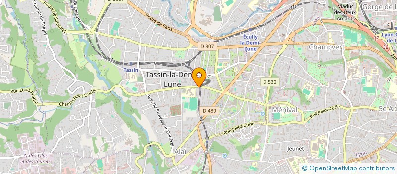 localisation de l'entreprise MADAME GARANCE PONCET  TASSIN-LA-DEMI-LUNE