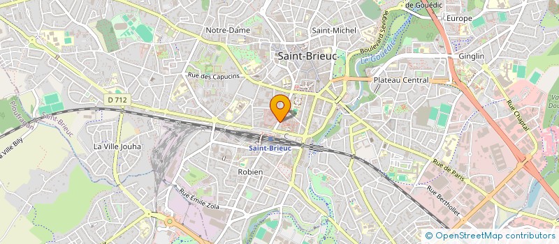 localisation de l'entreprise MADAME GARANCE PORTZER  SAINT-BRIEUC