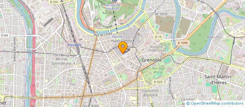localisation de l'entreprise MADAME GARANCE PRIOUL  GRENOBLE