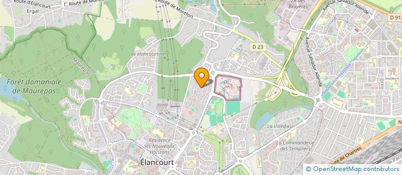 localisation de l'entreprise MADAME GARANCE QUILLET  ELANCOURT