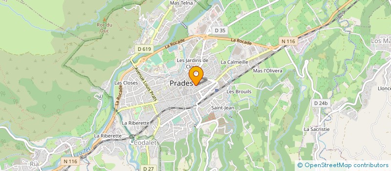 localisation de l'entreprise MADAME GARANCE SARDA à PRADES