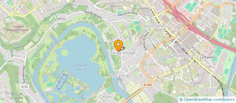 localisation de l'entreprise MADAME GARANCE SAVART  CERGY