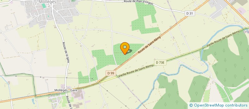 localisation de l'entreprise MADAME GARANCE SERRE  MOLLEGES