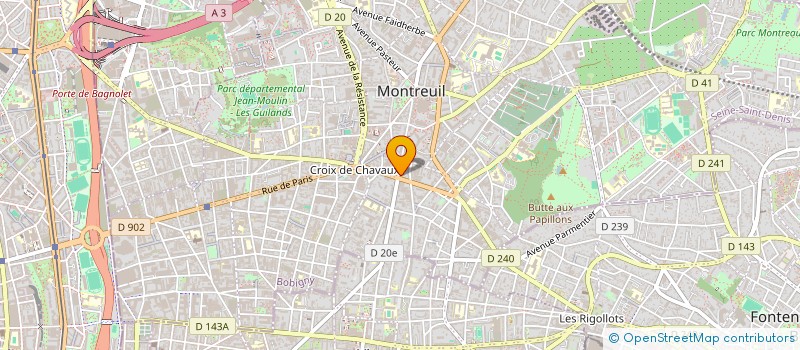 localisation de l'entreprise MADAME GARANCE SORNIN à MONTREUIL