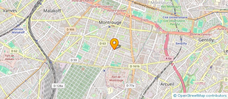 localisation de l'entreprise MADAME GARANCE TERRISSE-LAUBRY  MONTROUGE