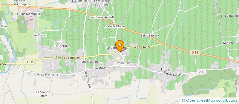 localisation de l'entreprise MADAME GARANCE VERDON AVIZOU  RESTIGNE