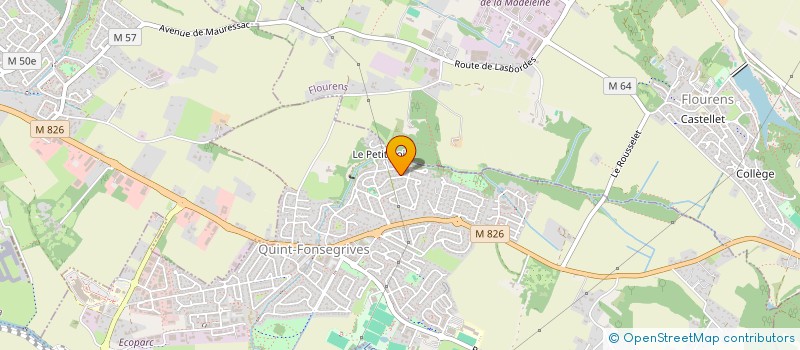 localisation de l'entreprise MADAME GARCIA FERNANDEZ  QUINT-FONSEGRIVES