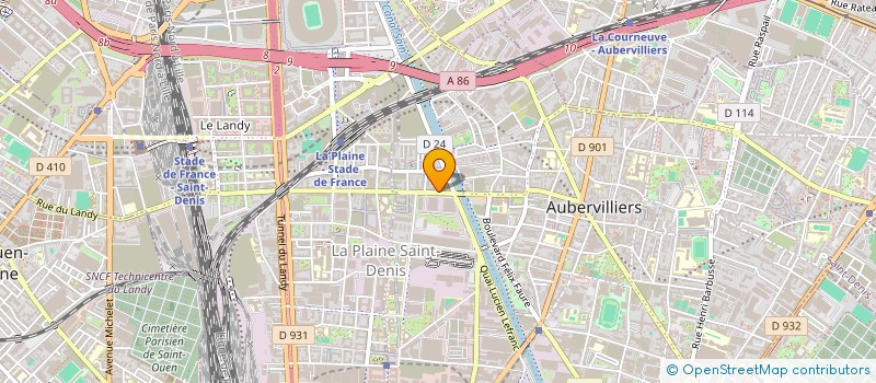 localisation de l'entreprise MADAME GARGEE SINGH  AUBERVILLIERS