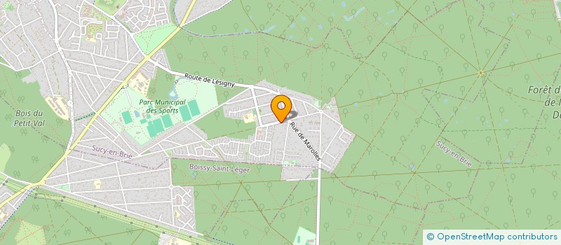 localisation de l'entreprise MADAME GARIEPY FLOMO  SUCY-EN-BRIE