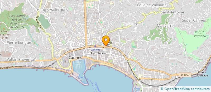 localisation de l'entreprise MADAME GARLONE ALEXIA DANIE MIRABILE à CANNES