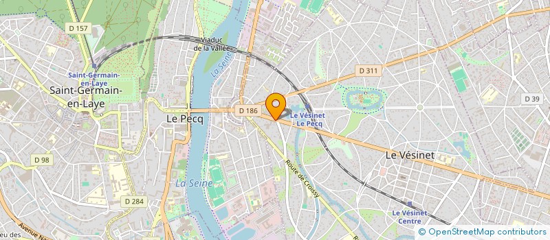 localisation de l'entreprise MADAME GARLONNE DE DIEULEVEULT  LE VESINET