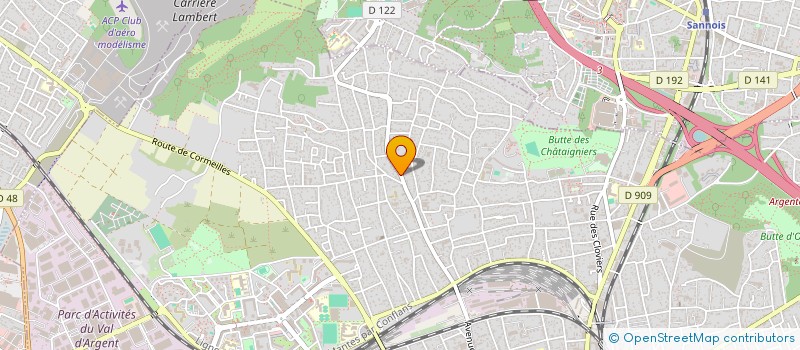 localisation de l'entreprise MADAME GASPAR DEZSONE  ARGENTEUIL