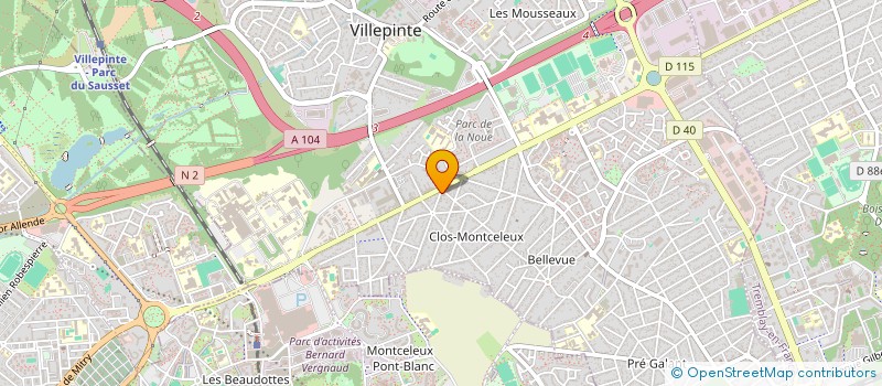 localisation de l'entreprise MADAME GATTA DOUCOURE à VILLEPINTE