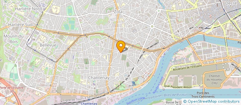 localisation de l'entreprise MADAME GAUTHIER CRETIN à NANTES