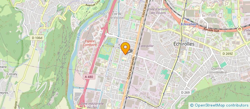 localisation de l'entreprise MADAME GAYANE GRIGORYAN  ECHIROLLES