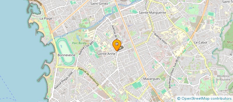 localisation de l'entreprise MADAME GAYANE GUEGHAMIAN à MARSEILLE