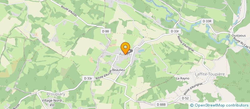 localisation de l'entreprise MADAME GAYE-THAIS FLORENT  AUZAS