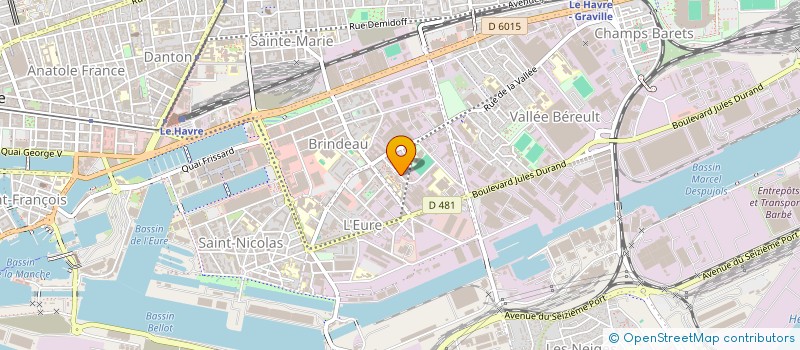 localisation de l'entreprise MADAME GBASSE GONHI à LE HAVRE