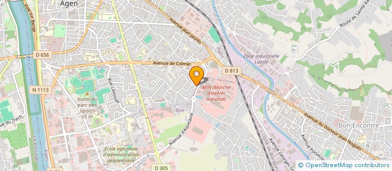 localisation de l'entreprise MADAME GBESSI GNAKADJA  AGEN