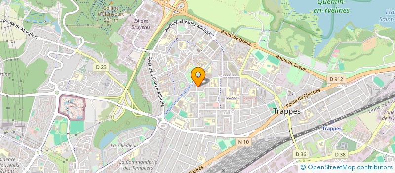 localisation de l'entreprise MADAME GBOKO NINA DAGROU  TRAPPES