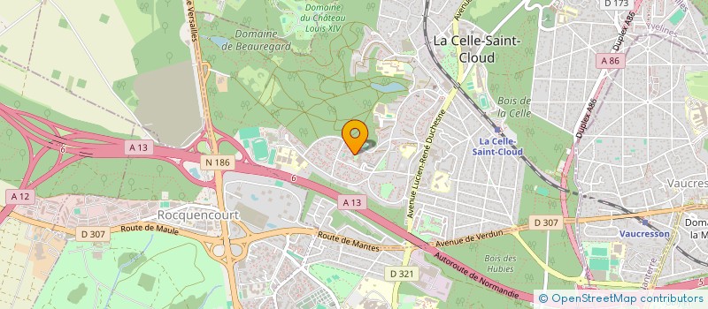 localisation de l'entreprise MADAME GBOUHONON KOUDOU  LA CELLE-SAINT-CLOUD