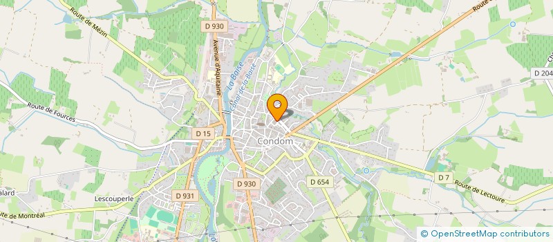 localisation de l'entreprise MADAME GEANINA BUCUR  CONDOM