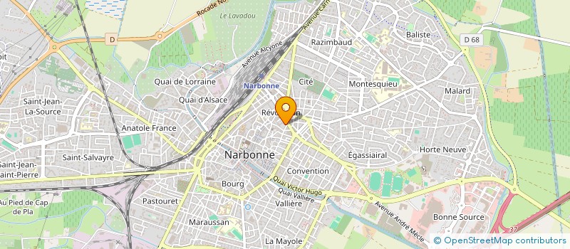 localisation de l'entreprise MADAME GEANINA RISTEA à NARBONNE