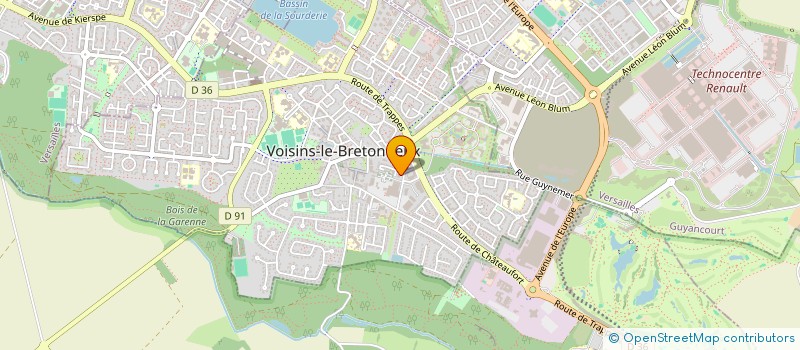 localisation de l'entreprise MADAME GEHANE FAYYAD à VOISINS-LE-BRETONNEUX
