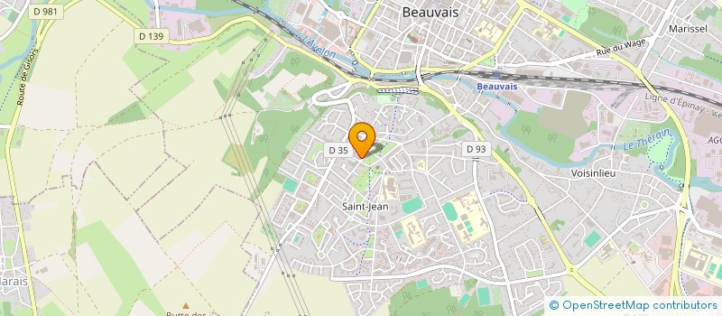 localisation de l'entreprise MADAME GEHENA BENMAHAMMED  BEAUVAIS