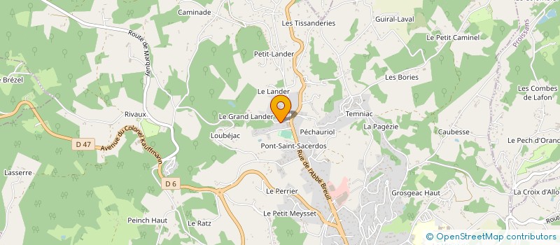 localisation de l'entreprise MADAME GELIANE AUSSEL à SARLAT-LA-CANEDA