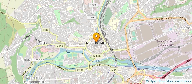 localisation de l'entreprise MADAME GELIDA ANG  MONTBELIARD